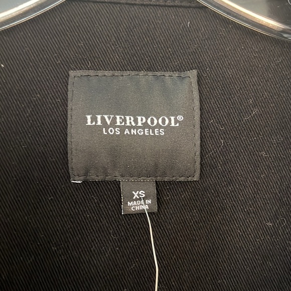 NWT Stitch Fix Liverpool Kolten Denim Jacket Black XS - Picture 5 of 9